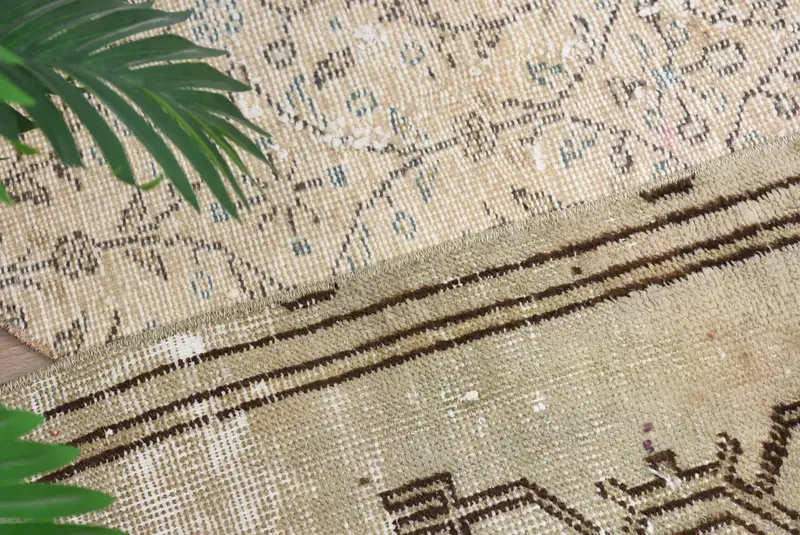 El yapımı Kilim paspas, yarım daire içi vintage yarım yuvarlak halı, çevre dostu giriş yolu, Türk boho banyo halı, küçük uzay zemin dekor - 4