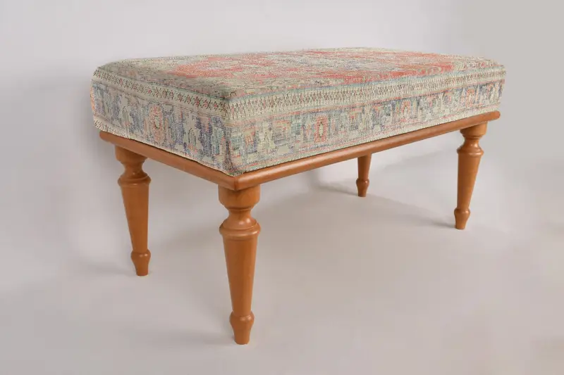 Ahşap iş tezgahı, bohem tezgahı, Osmanlı tezgahı, döşemeli tezgah, Türk halı tezgahı, Kilim tezgahı, ev dekor tezgahı, el yapımı tezgah - 7