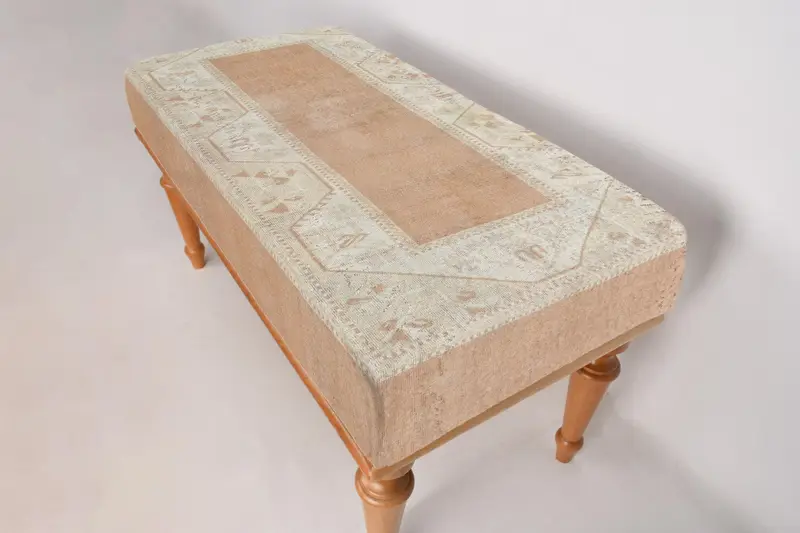 Osmanlı tezgahı, yumuşak tonlar tezgah, Türk halı tezgahı, tezgah, boho tezgah, el yapımı tezgah, modern tezgah, minimal tezgah, 4 farklı bacak rengi, - 7