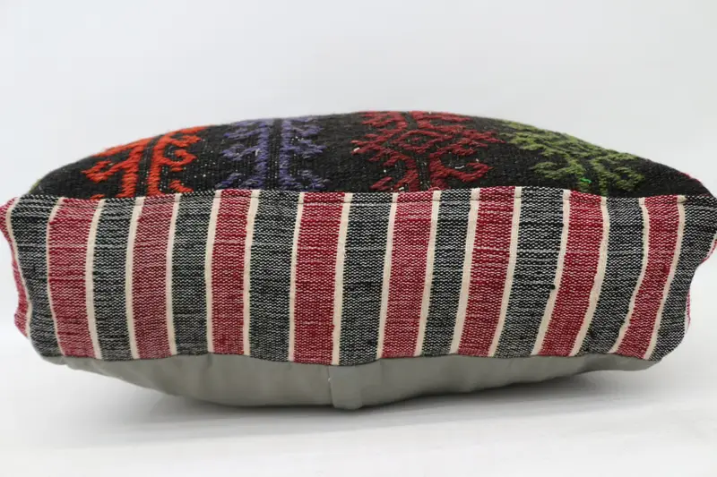 Kilim Pouf, zemin pufu, 24x24x6, zemin yastık örtüsü, desenli Kilim Pouf, bahçe pouf yastık kapağı, ev dekoru pufları sp606015 84 - 5