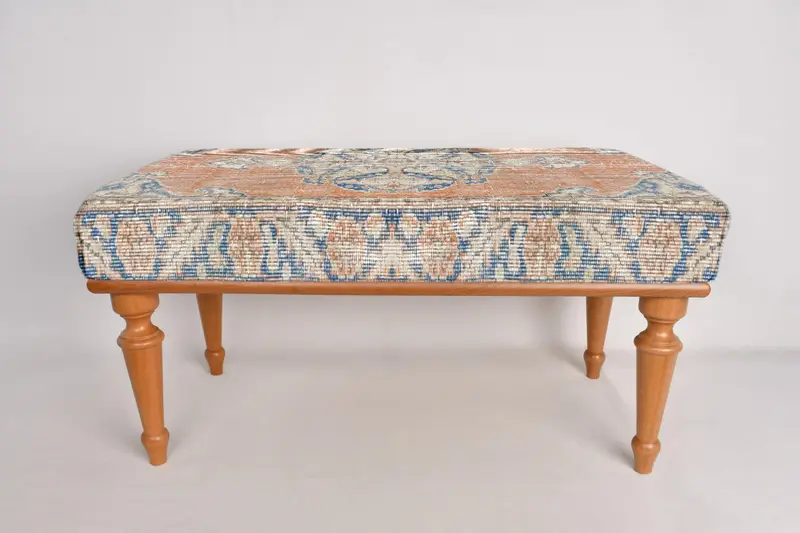 Antik Stil Tezgahı, Etnik Tezgah, Osmanlı Tezgahı, Döşemeli Tezgah, Türk Halı Tezgahı, Kilim Tezgahı, Ev Dekor Tezgahı, El Yapımı Tezgah - 4