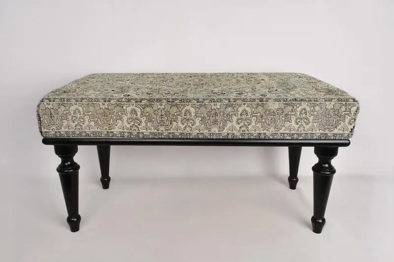 Kahve tezgahı, ahşap iş tezgahı, Osmanlı tezgahı, döşemeli tezgah, Türk halı tezgahı, Kilim tezgahı, ev dekor tezgahı, el yapımı tezgah, - 2