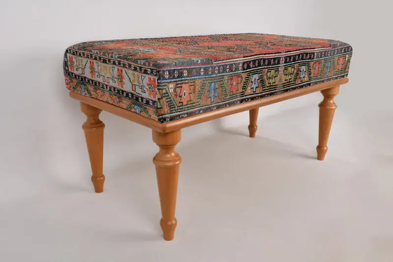 Aztek tezgahı, bohem tezgahı, masa tezgahı, osmanlı tezgah, döşemeli tezgah, Türk halı tezgahı, Kilim tezgahı, ev dekor tezgahı, el yapımı tezgah - 5