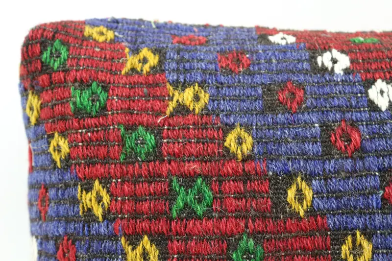 Kilim pouf, zemin pufu, 24x24x6, armut koltuk, işlemeli pouf, armut pouf, zemin yastık örtüsü, bahçe pouf yastık kapağı, ev dekoru pufları sp606015 165 - 3