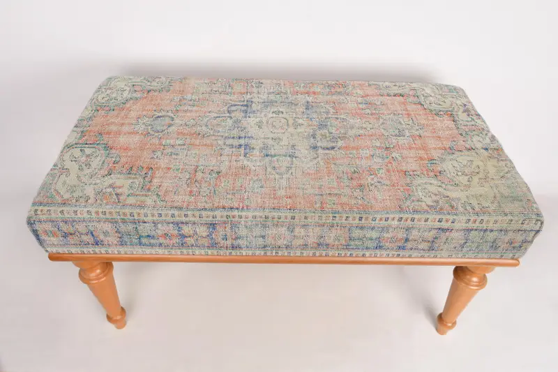 Vanity tezgahı, yatak odası tezgahı, osmanlı tezgah, döşemeli tezgah, Türk halı tezgahı, Kilim tezgahı, ev dekor tezgahı, el yapımı tezgah - 1