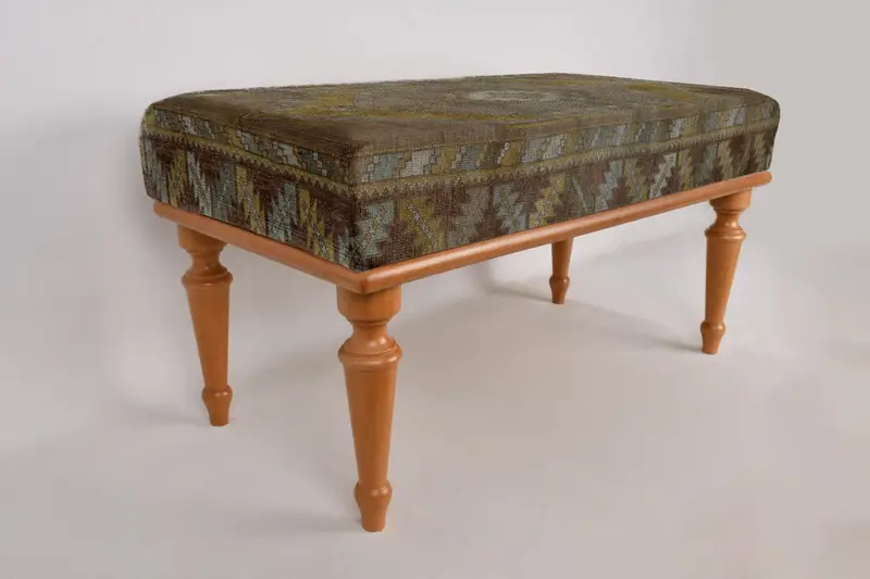 Yatak odası, masa tezgahı, osmanlı tezgah, döşemeli tezgah, Türk halı tezgahı, Kilim tezgahı, ev dekor tezgahı, el yapımı tezgah - 6