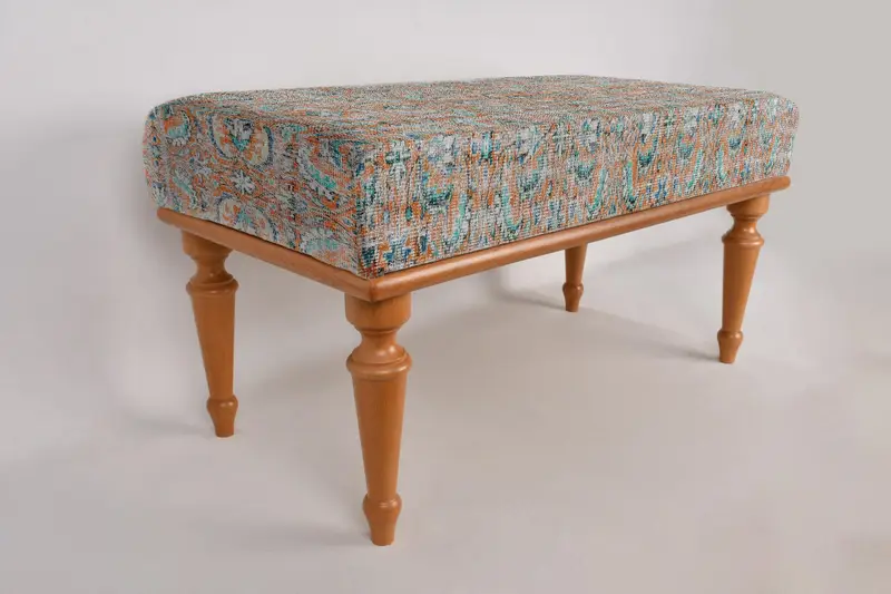 Çamurlu tezgah, ahşap iş tezgahı, Osmanlı tezgahı, döşemeli tezgah, Türk halı tezgahı, Kilim tezgahı, ev dekor tezgahı, el yapımı tezgah - 4