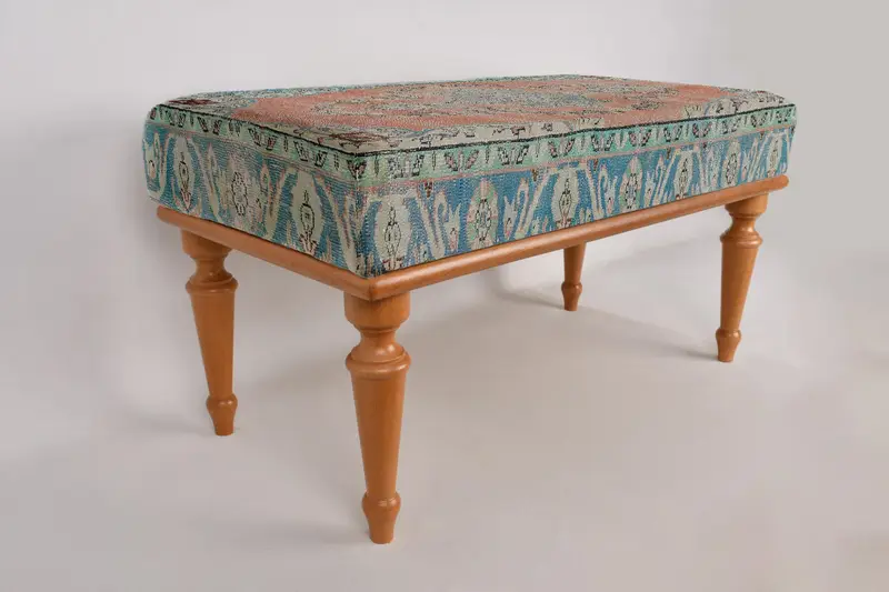 Sundurma tezgahı, Osmanlı tezgahı, döşemeli tezgah, Türk halı tezgahı, yatak odası tezgahı, Kilim tezgahı, ev dekor tezgahı, el yapımı tezgah - 7