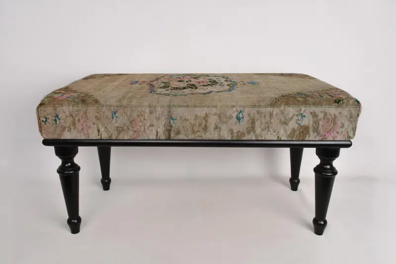 Osmanlı tezgahı, döşemeli tezgah, Türk halı tezgahı, Kilim tezgahı, ev dekorasyonu tezgahı, el yapımı tezgah, koridor tezgahı, ahşap iş tezgahı - 2