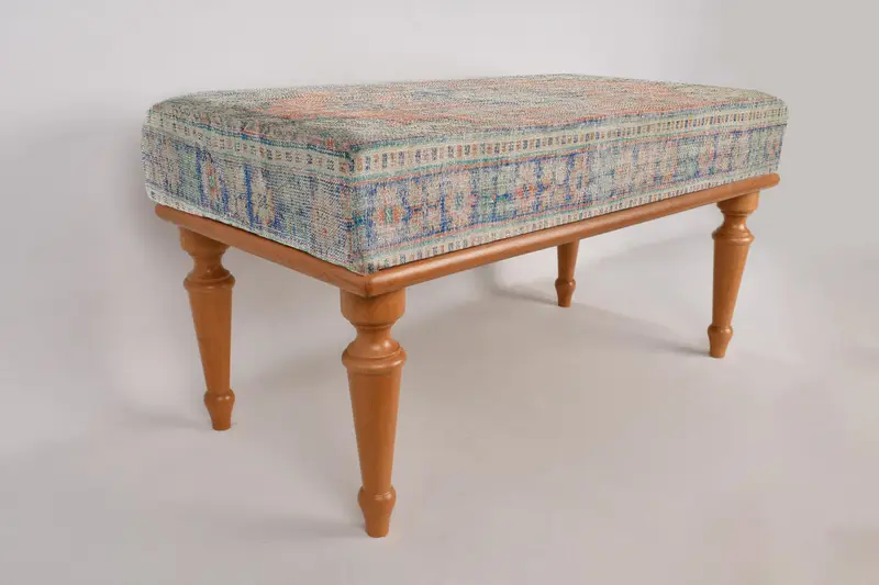 Vanity tezgahı, yatak odası tezgahı, osmanlı tezgah, döşemeli tezgah, Türk halı tezgahı, Kilim tezgahı, ev dekor tezgahı, el yapımı tezgah - 6