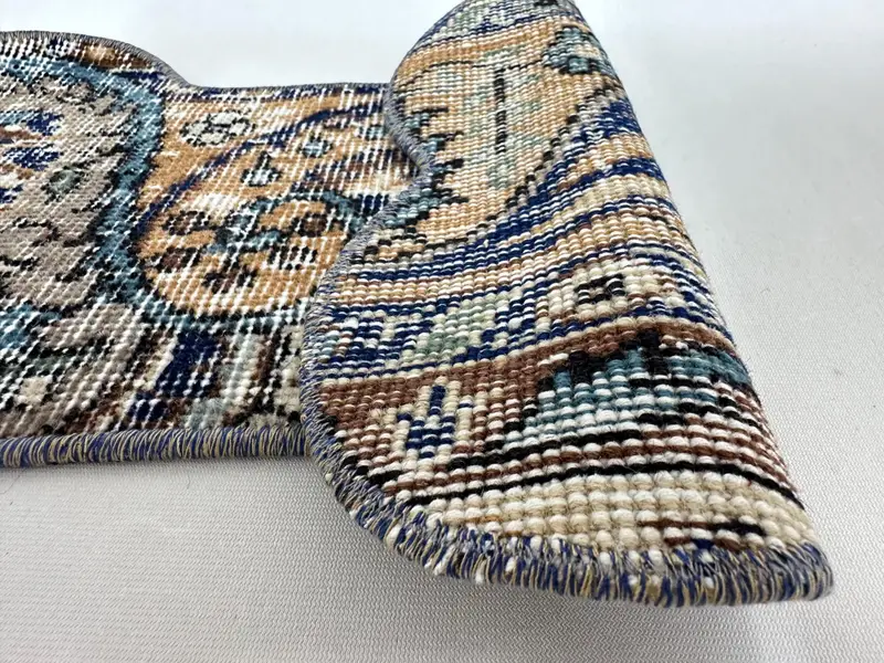 Large Bone-Shaped Pet Mat, Handmade from Vintage Kilim for Stylish Pet Bedding, Soft and Durable for Happy Pets - 6
