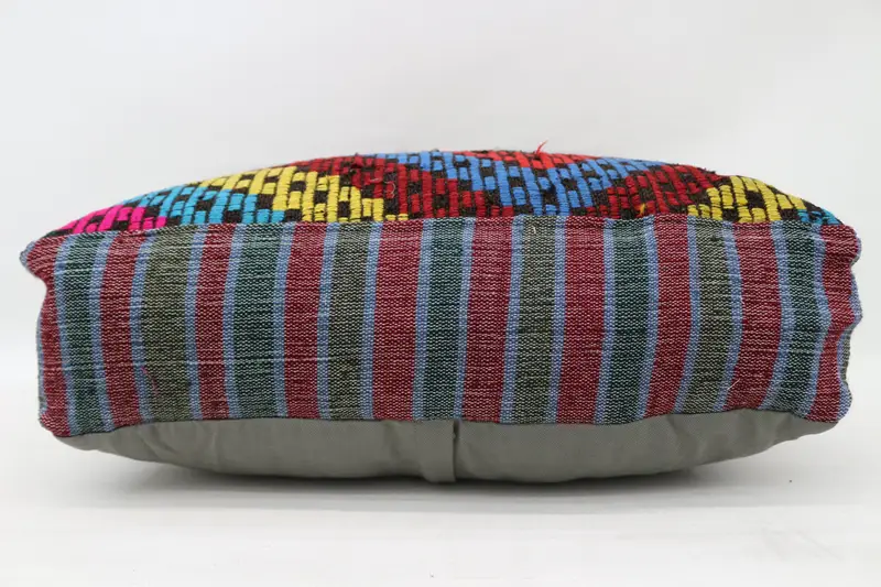 Kilim Pouf, zemin pufu, 24x24x6, zemin yastık kapağı, işlemeli bahçe pouf yastık kapağı, ev dekoru pufları sp606015 93 - 5