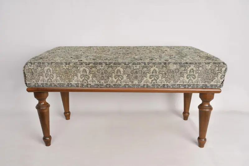 Kahve tezgahı, ahşap iş tezgahı, Osmanlı tezgahı, döşemeli tezgah, Türk halı tezgahı, Kilim tezgahı, ev dekor tezgahı, el yapımı tezgah, - 5