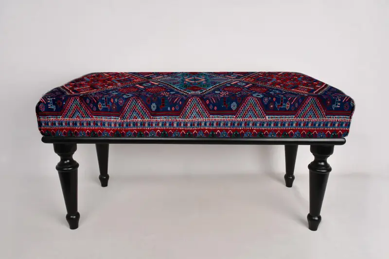 Ayak fırtınası tezgahı, koridor tezgahı, Osmanlı tezgahı, döşemeli tezgah, Türk halı tezgahı, Kilim tezgahı, ev dekor tezgahı, el yapımı tezgah - 2