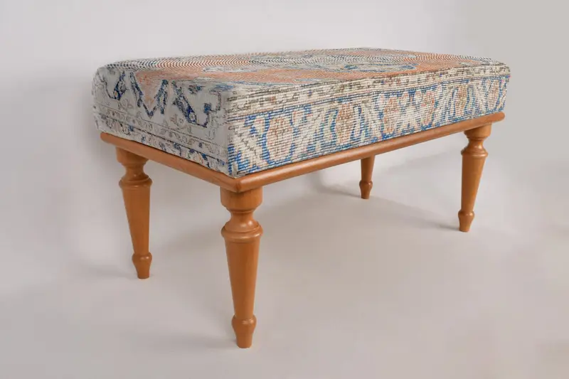 Antik Stil Tezgahı, Etnik Tezgah, Osmanlı Tezgahı, Döşemeli Tezgah, Türk Halı Tezgahı, Kilim Tezgahı, Ev Dekor Tezgahı, El Yapımı Tezgah - 7