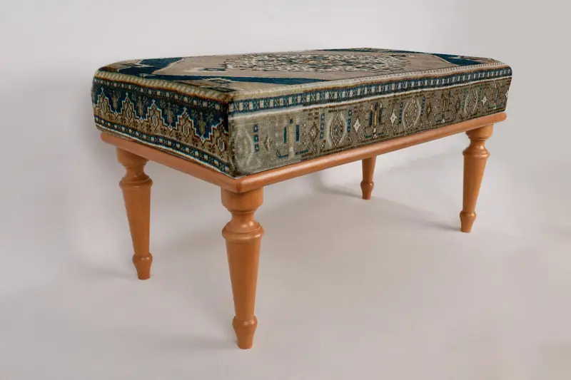 Bohem tezgahı, madalyon tezgahı, Osmanlı tezgahı, döşemeli tezgah, Türk halı tezgahı, Kilim tezgahı, ev dekor tezgahı, el yapımı tezgah - 6