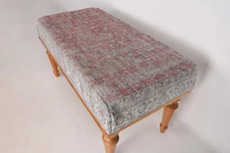 Koridor tezgahı, pencere tezgahı koltuk, Osmanlı tezgahı, döşemeli tezgah, Türk halı tezgahı, Kilim tezgahı, ev dekor tezgahı, el yapımı tezgah - 7