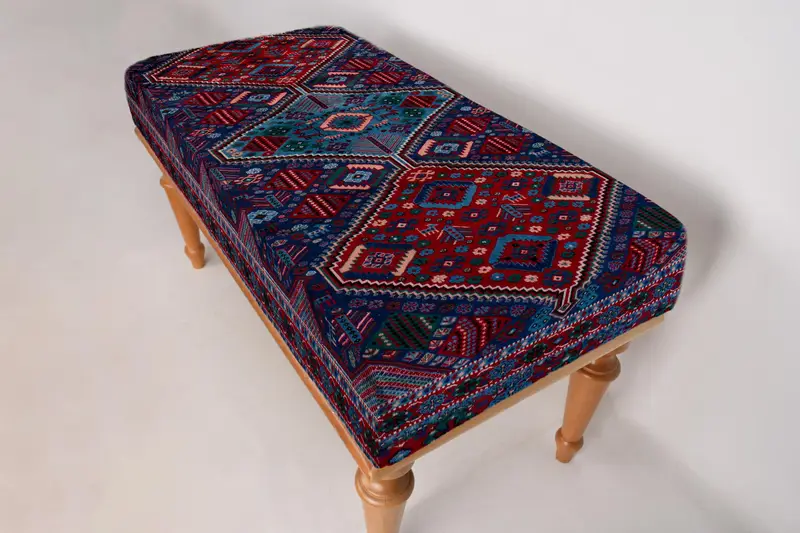 Ayak fırtınası tezgahı, koridor tezgahı, Osmanlı tezgahı, döşemeli tezgah, Türk halı tezgahı, Kilim tezgahı, ev dekor tezgahı, el yapımı tezgah - 7