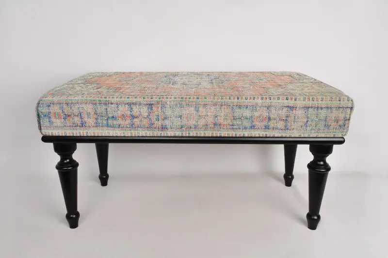 Vanity tezgahı, yatak odası tezgahı, osmanlı tezgah, döşemeli tezgah, Türk halı tezgahı, Kilim tezgahı, ev dekor tezgahı, el yapımı tezgah - 2