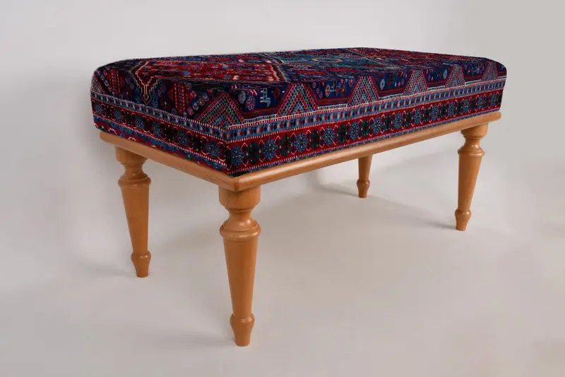 Ayak fırtınası tezgahı, koridor tezgahı, Osmanlı tezgahı, döşemeli tezgah, Türk halı tezgahı, Kilim tezgahı, ev dekor tezgahı, el yapımı tezgah - 6