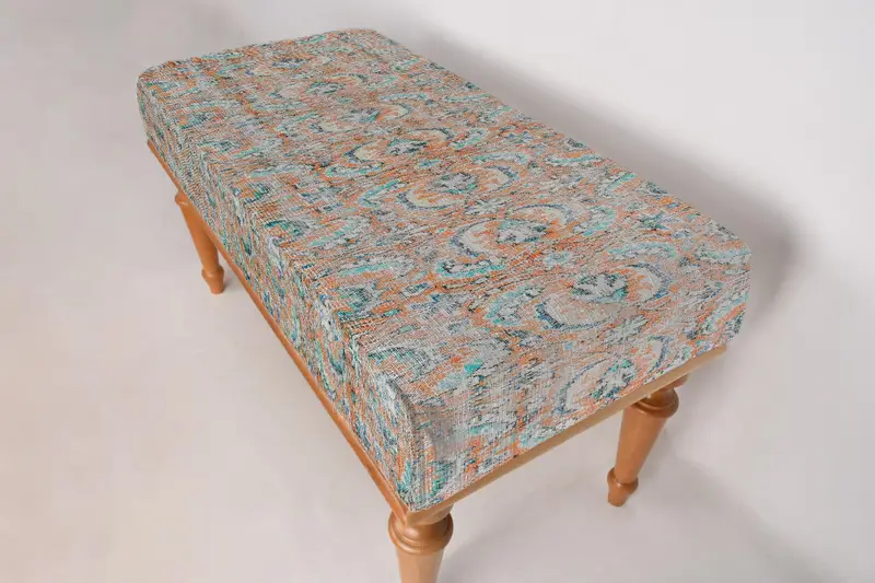 Çamurlu tezgah, ahşap iş tezgahı, Osmanlı tezgahı, döşemeli tezgah, Türk halı tezgahı, Kilim tezgahı, ev dekor tezgahı, el yapımı tezgah - 5