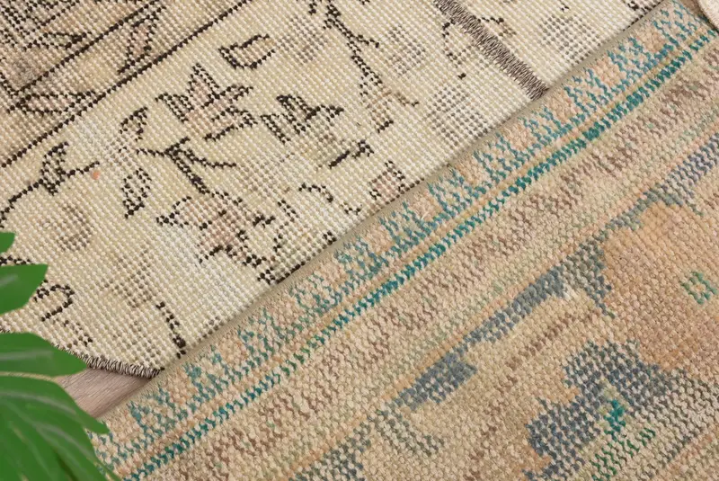 El yapımı yarım yuvarlak Kilim paspas, yarım daire biçimli vintage halı, çevre dostu giriş yolu dekor, Türk banyo paspası, küçük alan vurgu parçası - 4
