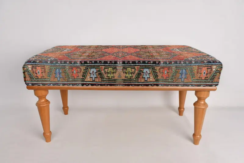 Aztek tezgahı, bohem tezgahı, masa tezgahı, osmanlı tezgah, döşemeli tezgah, Türk halı tezgahı, Kilim tezgahı, ev dekor tezgahı, el yapımı tezgah - 3