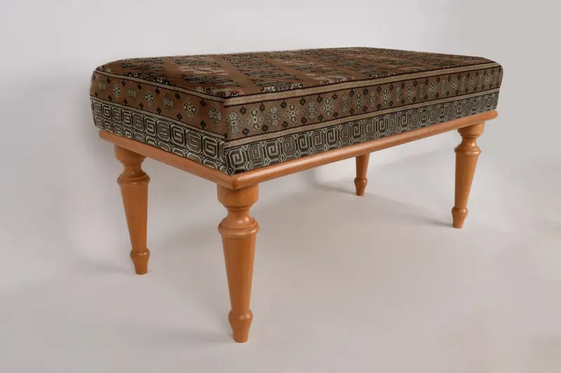 Etnik desen tezgahı, yatak odası tezgahı, osmanlı tezgah, döşemeli tezgah, Türk halı tezgahı, Kilim tezgahı, ev dekor tezgahı, el yapımı tezgah - 6