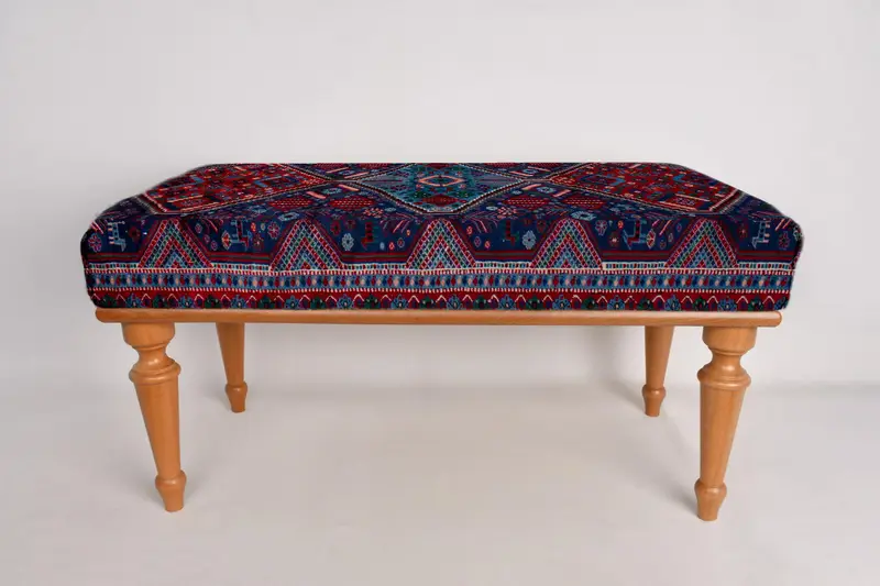 Ayak fırtınası tezgahı, koridor tezgahı, Osmanlı tezgahı, döşemeli tezgah, Türk halı tezgahı, Kilim tezgahı, ev dekor tezgahı, el yapımı tezgah - 4