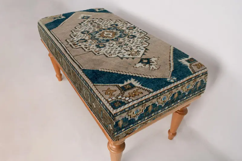 Bohem tezgahı, madalyon tezgahı, Osmanlı tezgahı, döşemeli tezgah, Türk halı tezgahı, Kilim tezgahı, ev dekor tezgahı, el yapımı tezgah - 7