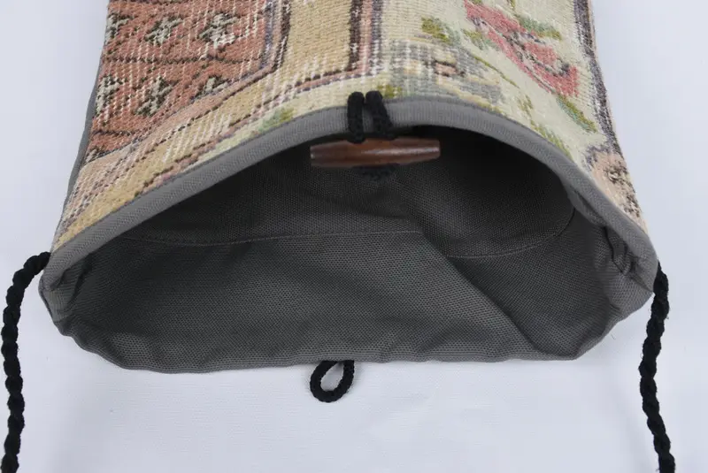 Vintage Kilim Bag, Kilim Bag, Decorative Bag, Bags and Purses, Crossbody Bag, 12x14 Inches, Woman Kilim Bag, Handmade Kilim Bag, Turkish Bag - 2