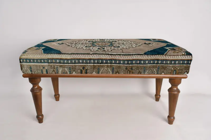 Bohem tezgahı, madalyon tezgahı, Osmanlı tezgahı, döşemeli tezgah, Türk halı tezgahı, Kilim tezgahı, ev dekor tezgahı, el yapımı tezgah - 2