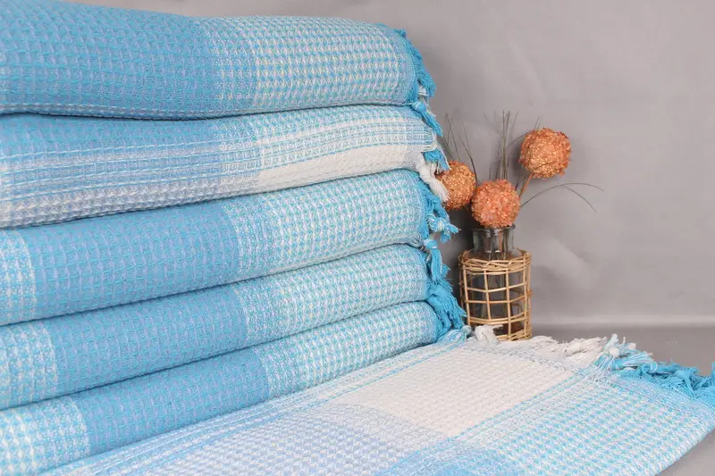 87x91 Inches Turquoise Cotton Blanket, Bachelorette Party Decorations, Wedding For Favor, Personalized Gifts, Xmas Gifts, Bachelor Towel, - 1