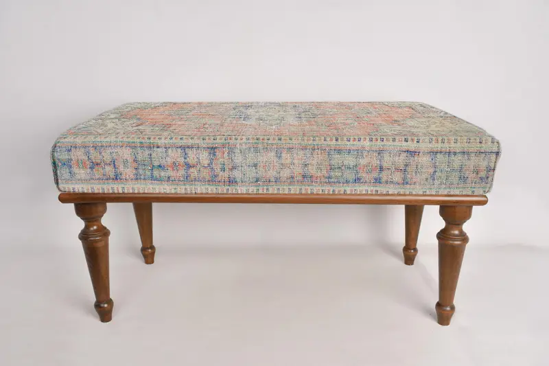 Vanity tezgahı, yatak odası tezgahı, osmanlı tezgah, döşemeli tezgah, Türk halı tezgahı, Kilim tezgahı, ev dekor tezgahı, el yapımı tezgah - 5