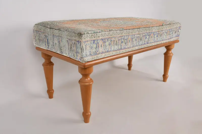 Döşemeli tezgah, masa tezgahı, Osmanlı tezgahı, döşemeli tezgah, Türk halı tezgahı, Kilim tezgahı, ev dekor tezgahı, el yapımı tezgah - 7