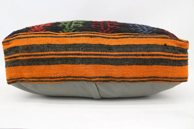 Kilim Pouf, zemin pufu, 24x24x6, zemin yastık örtüsü, desenli Kilim pufları, bahçe pouf yastık kapağı, ev dekoru pufları SP606015 67 - 5