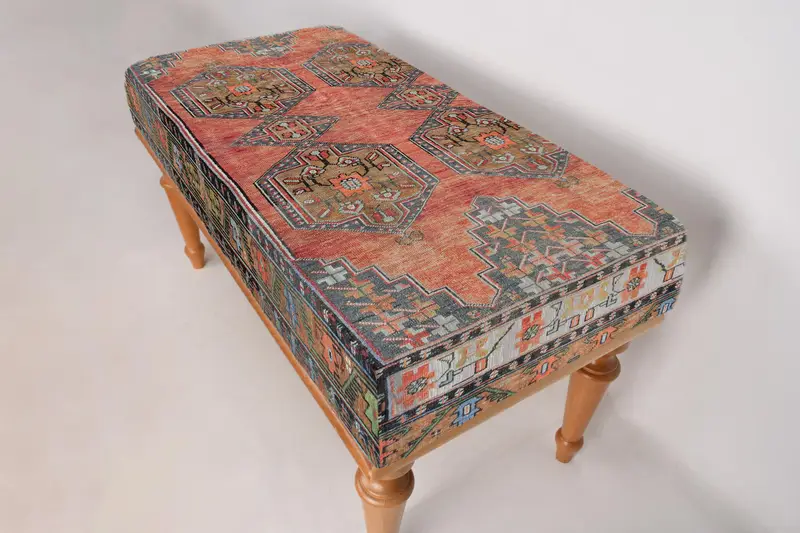 Aztek tezgahı, bohem tezgahı, masa tezgahı, osmanlı tezgah, döşemeli tezgah, Türk halı tezgahı, Kilim tezgahı, ev dekor tezgahı, el yapımı tezgah - 7