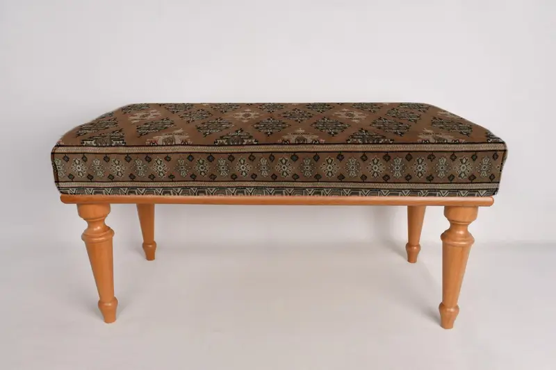 Etnik desen tezgahı, yatak odası tezgahı, osmanlı tezgah, döşemeli tezgah, Türk halı tezgahı, Kilim tezgahı, ev dekor tezgahı, el yapımı tezgah - 4