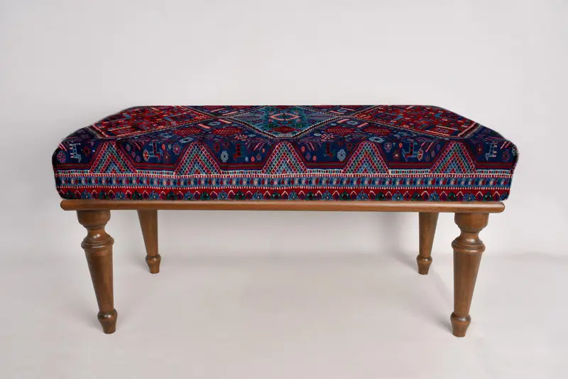 Ayak fırtınası tezgahı, koridor tezgahı, Osmanlı tezgahı, döşemeli tezgah, Türk halı tezgahı, Kilim tezgahı, ev dekor tezgahı, el yapımı tezgah - 5