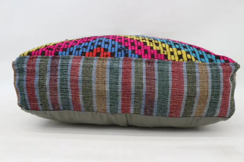 Kilim Pouf, zemin pufu, 24x24x6, zemin yastık örtüsü, bahçe pouf yastık kapağı, işlemeli Kilim Pouf, ev dekoru pufları SP606015 117 - 5