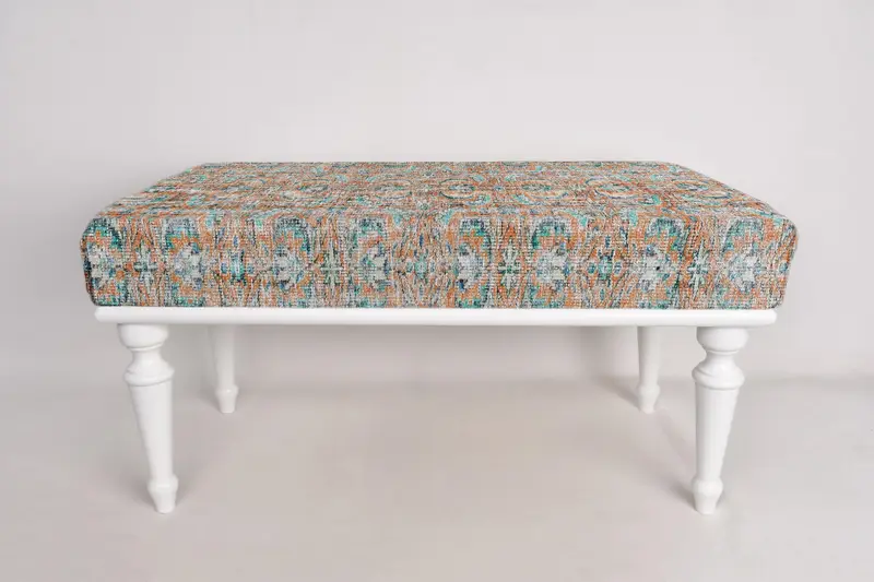 Çamurlu tezgah, ahşap iş tezgahı, Osmanlı tezgahı, döşemeli tezgah, Türk halı tezgahı, Kilim tezgahı, ev dekor tezgahı, el yapımı tezgah - 3