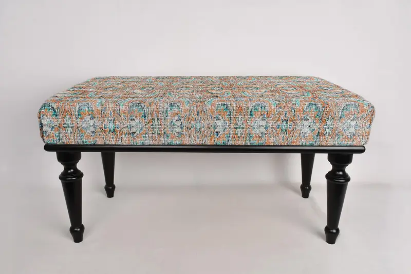 Çamurlu tezgah, ahşap iş tezgahı, Osmanlı tezgahı, döşemeli tezgah, Türk halı tezgahı, Kilim tezgahı, ev dekor tezgahı, el yapımı tezgah - 2