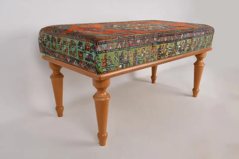 Madalyon tezgahı, çamurluk tezgahı, Osmanlı tezgahı, döşemeli tezgah, Türk halı tezgahı, Kilim tezgahı, ev dekor tezgahı, el yapımı tezgah - 6