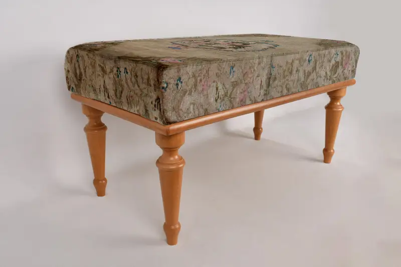Osmanlı tezgahı, döşemeli tezgah, Türk halı tezgahı, Kilim tezgahı, ev dekorasyonu tezgahı, el yapımı tezgah, koridor tezgahı, ahşap iş tezgahı - 6