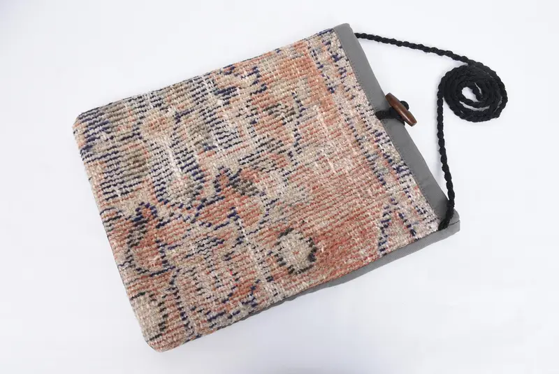 Vintage Kilim Bag, Kilim Bag, Decorative Bag, Bags and Purses, Crossbody Bag, 12x14 Inches, Woman Kilim Bag, Handmade Kilim Bag, Turkish Bag - 10