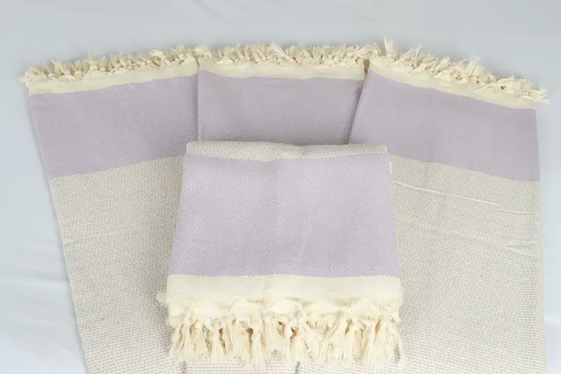 Turkish Bedspread, Personalized Blanket, Custom Wedding Gifts, 104x80 Cotton Diamond Towel, Bachelor Gift, Housewarming Gift, Turkish Blanket Queen - 5