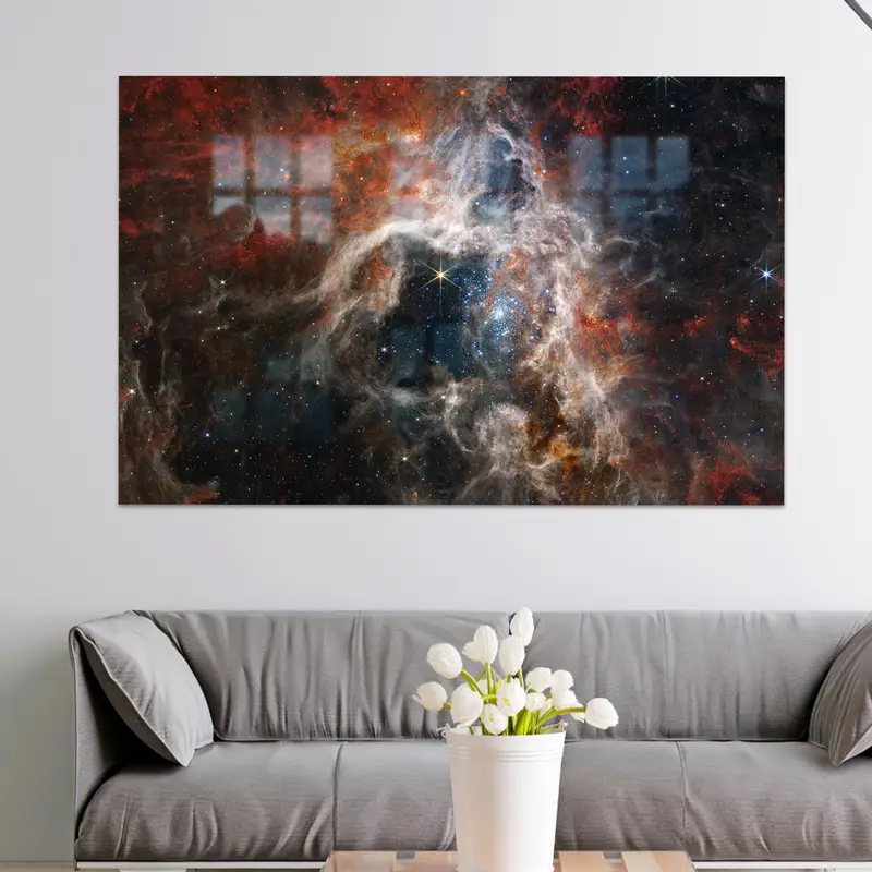 Zarif Baskılı Cam: NASA'dan Esinlenen Kozmik Tasarım