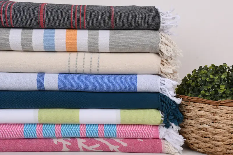 Travel towel, 70x40 Cotton Set of 8 Towel, Turkish towel, Holiday Towel, Valentines Gift, Beach Bachelorette Party Decorations, Sand-resistant towel - 2