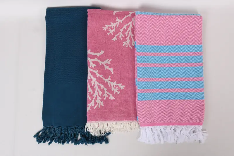 Travel towel, 70x40 Cotton Set of 8 Towel, Turkish towel, Holiday Towel, Valentines Gift, Beach Bachelorette Party Decorations, Sand-resistant towel - 7