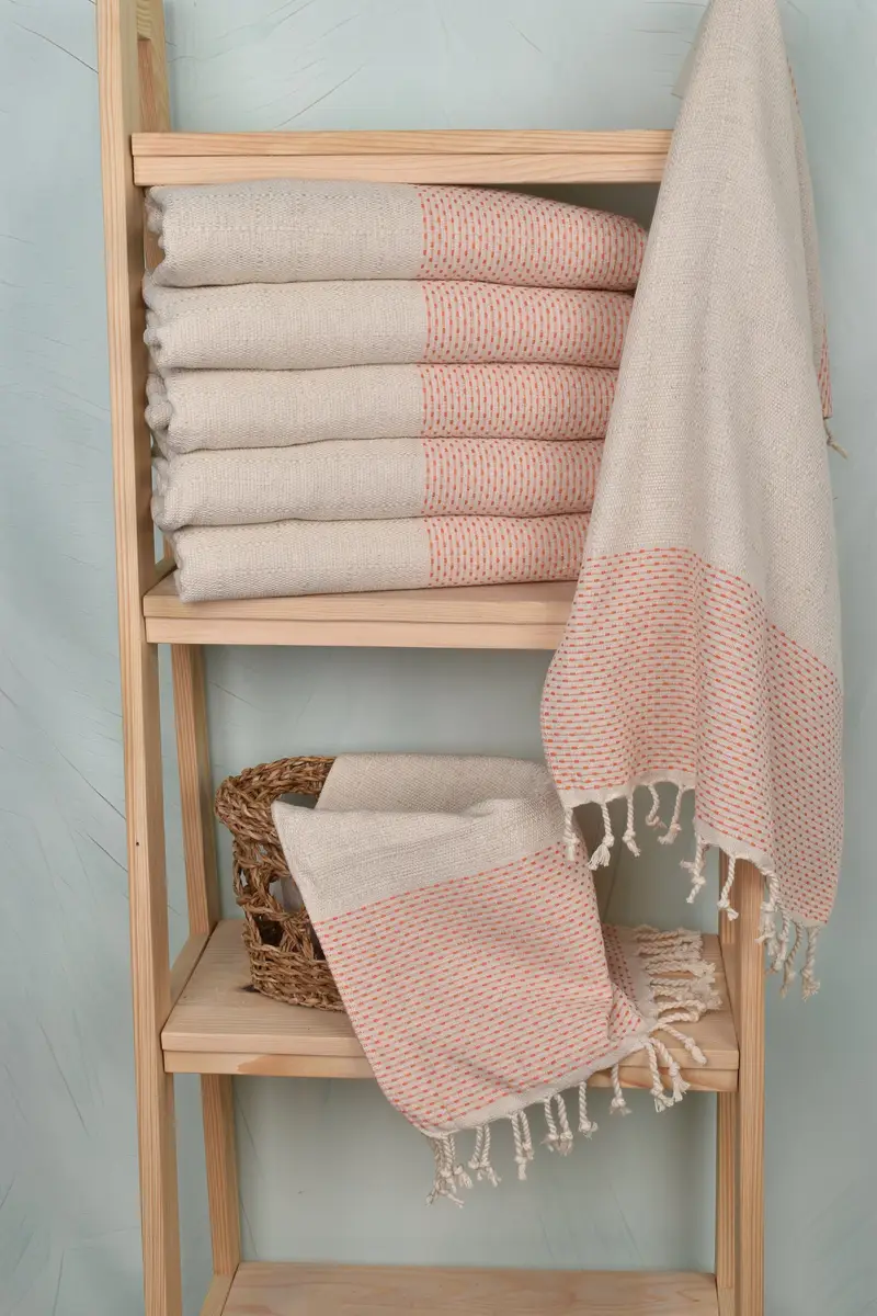 Kitchen Towel, Embroidery Towel, 40x20 Cotton Polka Dot Towel, Turkish Tea Towel, Bachelorette Party Gifts For Bride, Wedding Gift, Christmas Favors - 3
